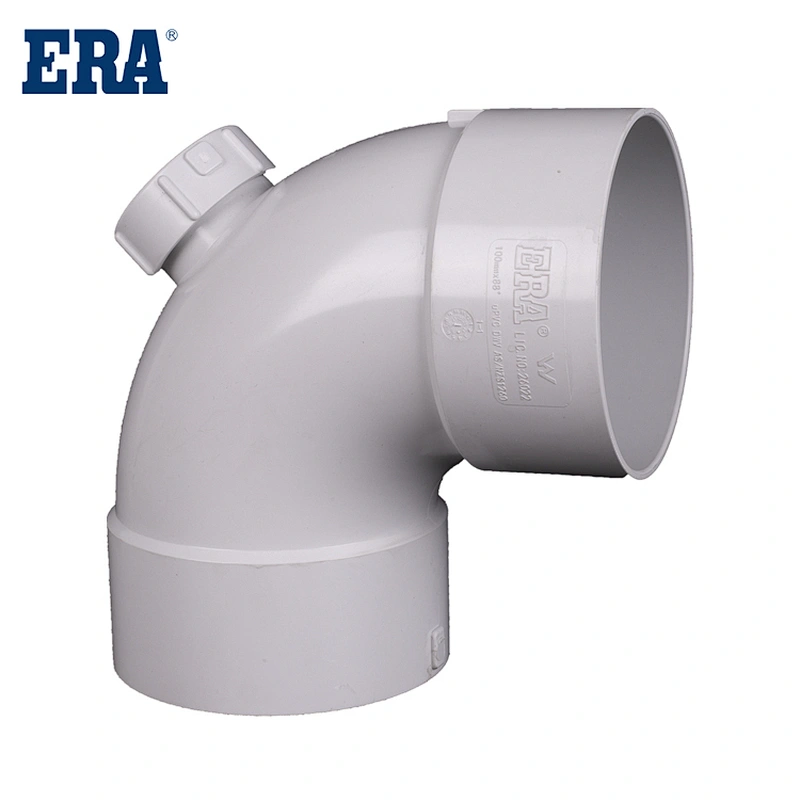 ERA BRAND PVC DWV FITTINGS 88° BEND WITH OPENNING F/F, AS/NZS1260 STANDARD FITTINGS