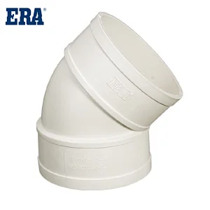 ERA PVC PIPE SYSTEM DRAINAGE FITTINGS 45 ELBOW DIN/BS STANDARD BS1329 BS1401