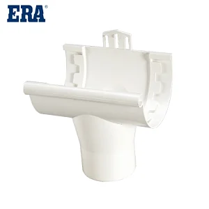 ERA BRAND PVC GUTTERS ACCESSORY TEE,BS EN607/EN12200/EN1462 STANDARD PVC GUTTERS AND FITTINGS