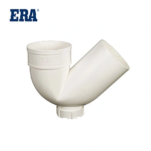 ERA BRAND PVC PIPE SYSTEM DRAINAGE FITTINGS SINGLE SOCKET TRAP DIN FOR BS1329 BS1401 STANDARD
