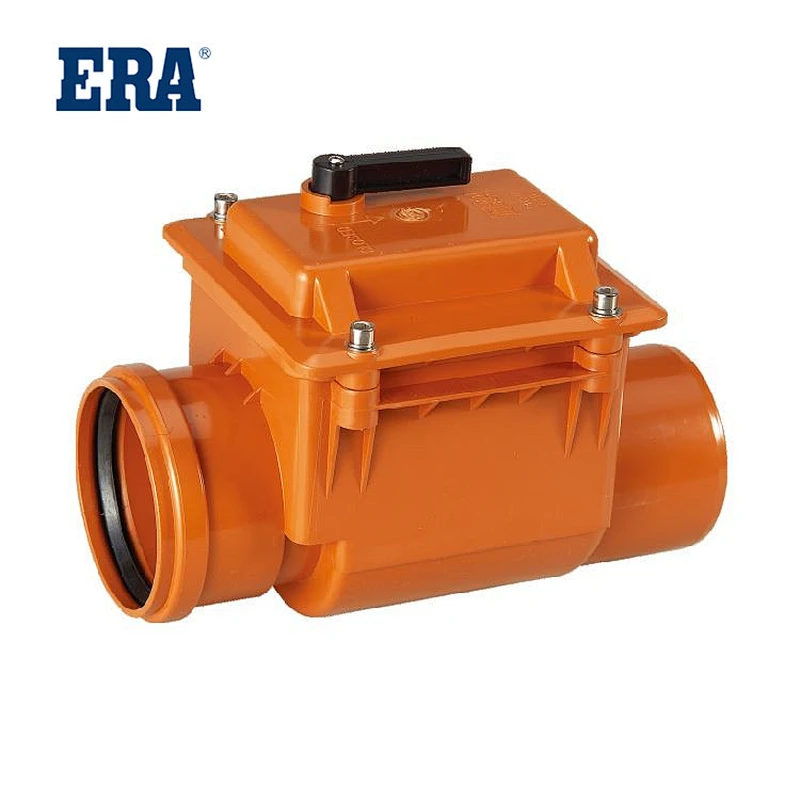 ERA BRAND PVC PIPE SYSTEM DRAINAGE FITTINGS PIPE DRAINAGE NON-RETURN VALVE FOR BS1329 BS1401 STANDARD