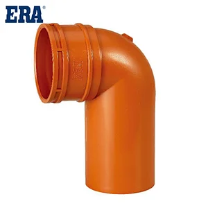 ERA BRAND PVC PIPE SYSTEM DRAINAGE FITTING LONG BEND 90° ELBOW FOR BS1329 BS1401 STANDARD