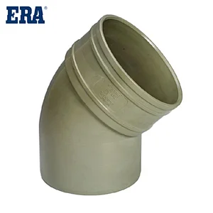 ERA PVC PIPE SYSTEM DRAINAGE FITTINGS 45DEGREE ELBOW M/F DIN/BS STANDARD BS1329 BS1401
