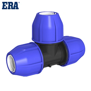 ERA HDPE/ PP compression fitting PN16 Straight Tee