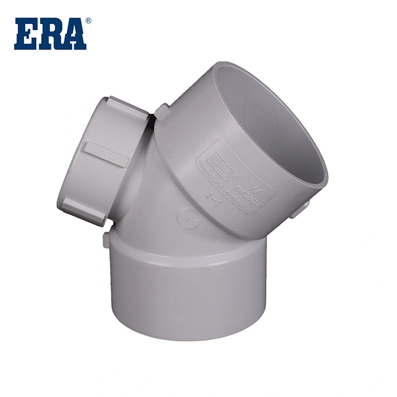 ERA BRAND PVC DWV FITTINGS 45° BEND WITH OPENNING F/F, AS/NZS1260 STANDARD FITTINGS