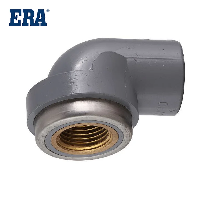 Era Manufacturer Hot Sale PVC/UPVC/Pressure Pipe fittings NSF Certificate SCH80  Female Elbow With Brass