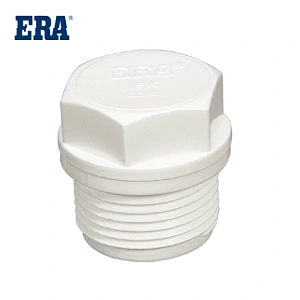 ERA BRAND SCH40 ASTM D2466  NSF PVC PRESSURE PIPE FITTINGS MALE THREADED END CAPS