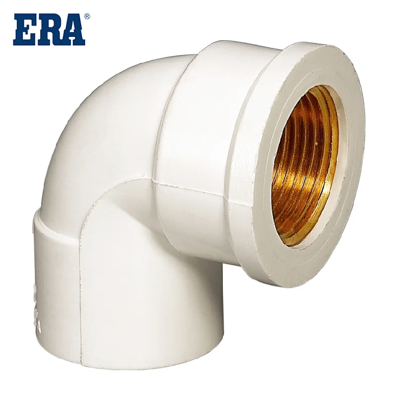 ERA Plastic/PVC PN10 Pipe Fitting 90° Copper Thread Elbow with DVGW Certificate