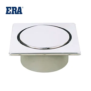 ERA BRAND PVC PIPE SYSTEM DRAINAGE FITTINGS PIPE FLOOR DRAIN COVER WITH STAINLESS COVER BS FOR BS1329 BS1401 STANDARD