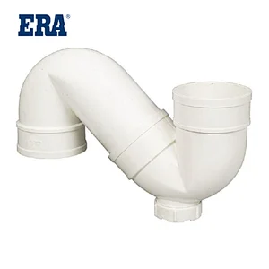 ERA BRAND PVC PIPE SYSTEM DRAINAGE FITTINGS S-TRAP DIN FOR BS1329 BS1401 STANDARD