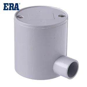 ERA BRAND PVC-U DEEP JUNCTION BOX 1WAY, AS/NZS 2053 STANDARD PVC-U INSULATING ELECTRICAL PIPE AND FITTINGS