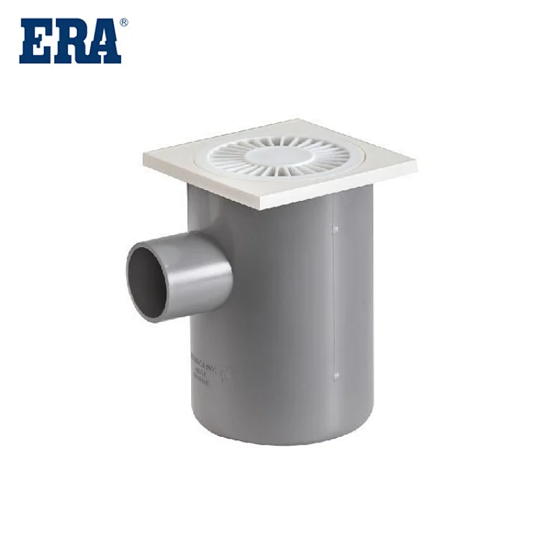 ERA BRAND PVC PIPE SYSTEM DRAINAGE FITTINGS PIPE GULLEY TRAP LOWER TYPE DIN STANDARD FOR BS1329 BS1401 STANDARD