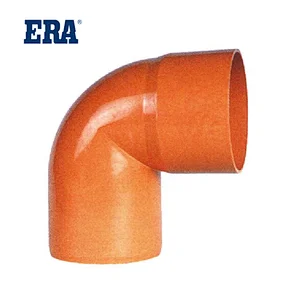 ERA BRAND PVC PIPE SYSTEM DRAINAGE FITTING 90° ELBOW M/F FOR BS1329 BS1401 STANDARD
