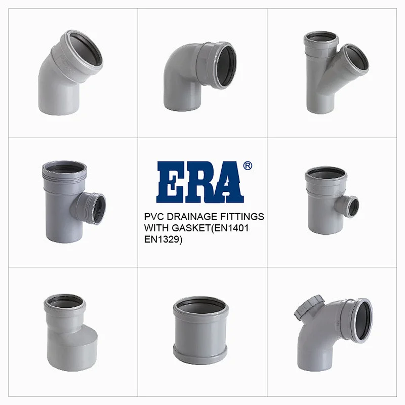 PVC 30° ELBOW WITH SINGLE SOCKET RUBBER