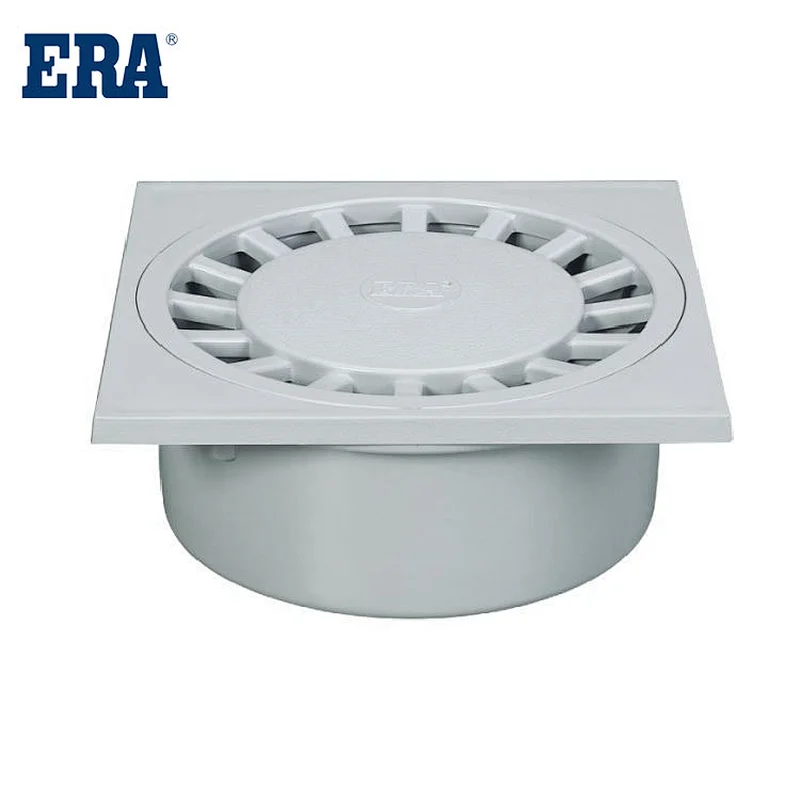 ERA BRAND PVC PIPE SYSTEM DRAINAGE FITTINGS PIPE FEMALE FLOOR DRAIN DIN FOR BS1329 BS1401 STANDARD