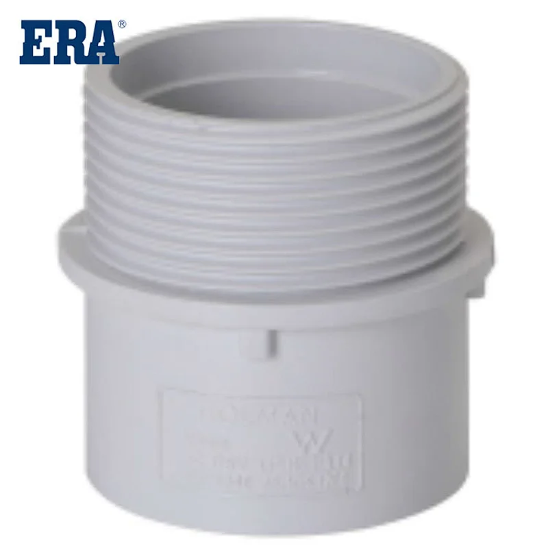ERA BRAND PVC DWV FITTINGS ADAPTOR MALE IRON, AS/NZS1260 STANDARD FITTINGS