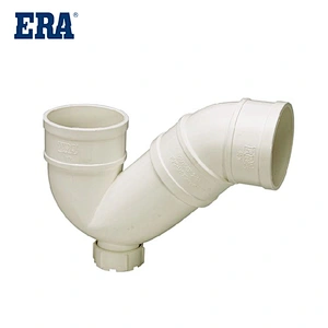ERA BRAND PVC PIPE SYSTEM DRAINAGE FITTINGS P-TRAP DIN FOR BS1329 BS1401 STANDARD