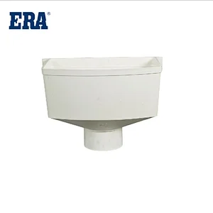 ERA BRAND PVC PIPE SYSTEM DRAINAGE FITTINGS SQUARE RAIN WATER HOPPER DIN FOR BS1329 BS1401 STANDARD
