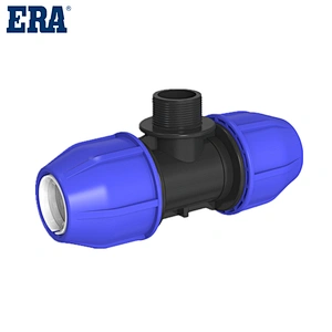 ERA HDPE/ PP compression fitting PN16  Male Thread Tee  For Irrigation