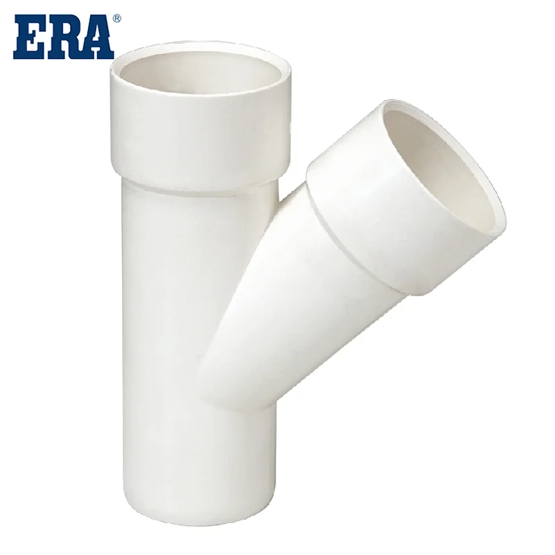 ERA BRAND PVC Sanitary Solvent Cement,Skew Tee M/f,ISO3633 STANDARD PVC DRAINAGE FITTINGS