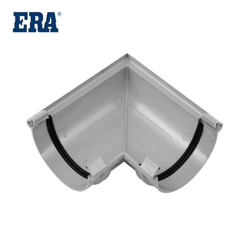 ERA BRAND PVC GUTTERS ANGLE CONNECTOR, PVC GUTTERS AND FITTINGS