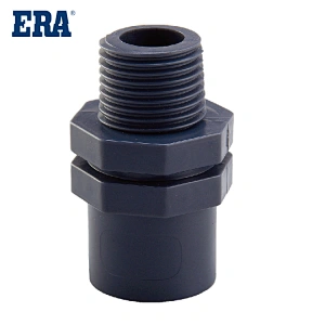ERA 50 Year Warranty DIN8063  PN16 PVC  Pipe Fittings Male Thread Adaptor With DVGW Certificates