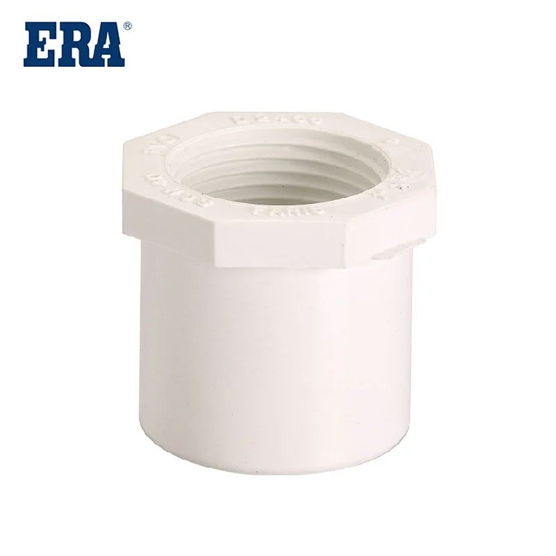 ERA High Quality ASTM D2466  sch40  PVC Pipe Fitting MALE  FEMALE Thread reducing bushing With NSF Certificate
