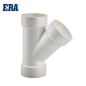 ERA BRAND PVC REDUCING Y TEE, ASTM D2665 STANDARD PVC DWV FITTINGS