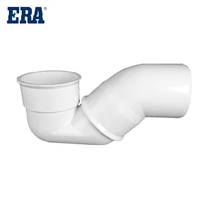 ERA BRAND PVC PIPE SYSTEM DRAINAGE FITTINGS SYPHON+ELBOW 45° TYPE III FOR BS1329 BS1401 STANDARD