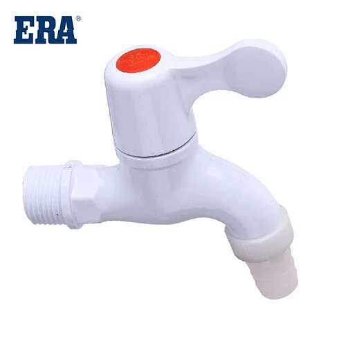 ERA Plastic Saving Cold Water Wall PVC Tap One Way Faucet Type III With Nozzle Professional Manufacturer Supplier