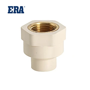 CPVC II BRASS FEMALE THREAD ADAPTOR, CTS/ASTM D2846 STANDARD, PRESSURE PIPES AND FITTINGS FOR HOT AND COLD