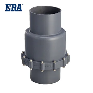 ERA factory direct by ball structure  Best-selling white pvc check valve