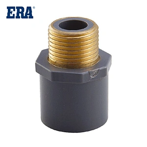 PVC Pipe Fitting Schedul 80 Male Adaptor with Brass