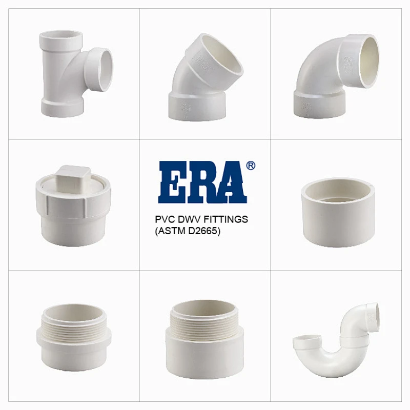 ERA BRAND TOILET FLANGE ASTM D2665, ASTM D2665 STANDARD PVC DWV FITTINGS