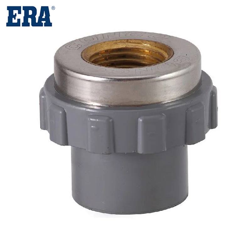 ERA PVC/UPVC/Pressure Pipe fittings NSF Certificate Sch80 Female Adpator With Brass ASTM D2467