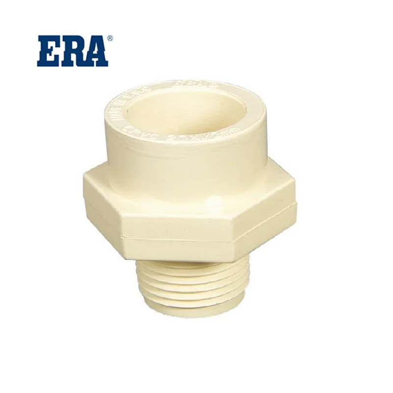 CPVC DIN STANDARD MALE ADAPTOR,PRESSURE PIPES AND FITTINGS FOR HOT AND COLD