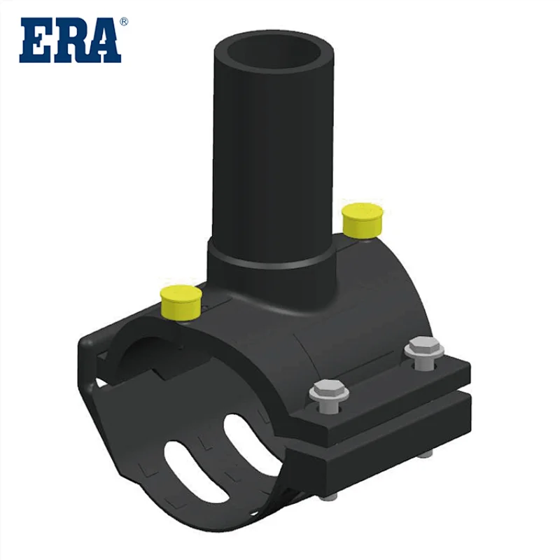 ERA Brand HDPE/PE/Plastic Electrofusion Fittings For Water and Gas Branch Saddle