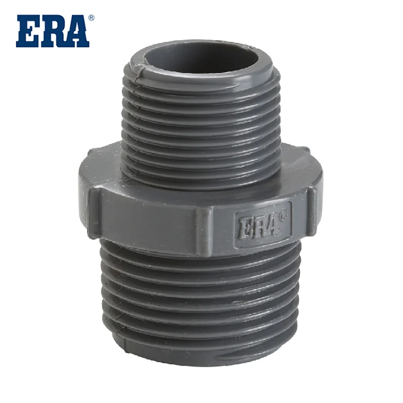 ERA Factory Supply 50 Year Warranty PVC thread fittings BS standard reducing nipple