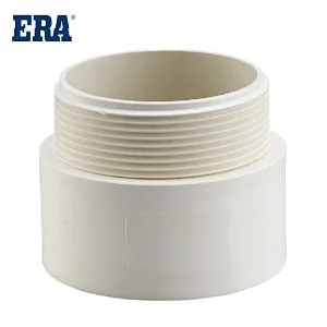 ERA BRAND PVC MALE ADAPTOR SLIP x MIPT, ASTM D2665 STANDARD PVC DWV FITTINGS