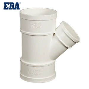 ERA BRAND PVC PIPE SYSTEM DRAINAGE FITTINGS REDUCING SKEW TEE FOR BS1329 BS1401 STANDARD