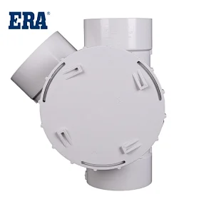 ERA BRAND PVC DWV FITTINGS 45°SIDE ACCESS JUNCTION LEFT BIG WHEEL F/F, AS/NZS1260 STANDARD FITTINGS