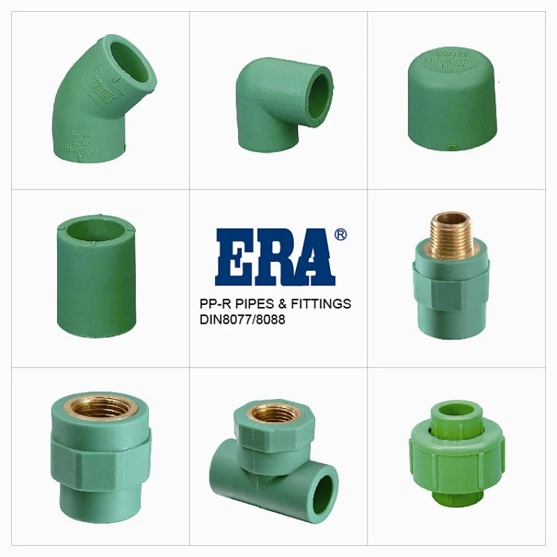 Top Quality Hot and Cold Water Health PPR Pipes Tubes Fittings, PPR Double  Unions Brass Valves