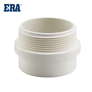 ERA BRAND PVC MALE ADAPTOR SPG x MIPTE, ASTM D2665 STANDARD PVC DWV FITTINGS