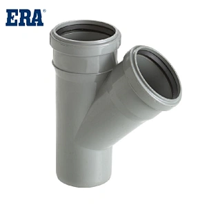 ERA BRAND PVC SKEW TEE M/F, EN1401 EN1329 STANDARD PVC DRAINAGE FITTINGS