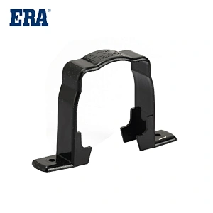 ERA BRAND PVC SQUARE U CLAMP, PVC GUTTERS BS EN607/EN12200/EN1462 STANDARD FITTINGS