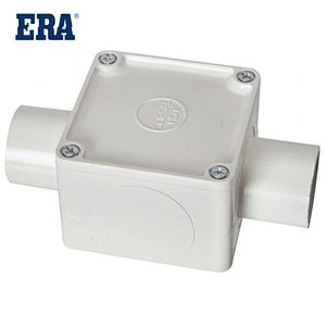 ERA BRAND PVC-U SQUARE JUNCTION BOX WITH 2WAY, AS/NZS 2053 STANDARD PVC-U INSULATING ELECTRICAL PIPE AND FITTINGS