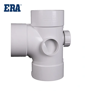ERA BRAND PVC DWV FITTINGS 88°SIDE SMALL ACCESS JUNCTION F/F, AS/NZS1260 STANDARD FITTINGS