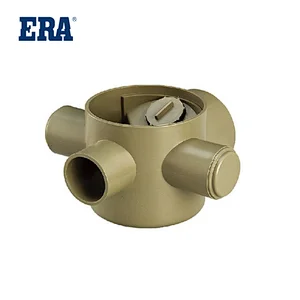 ERA BRAND PVC PIPE SYSTEM DRAINAGE FITTINGS PIPE GULLEY TRAP LOWER TYPE DIN STANDARD FOR BS1329 BS1401 STANDARD