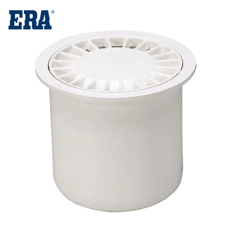 ERA BRAND PVC PIPE SYSTEM DRAINAGE FITTINGS PIPE HIGH-DEEP FLOOR DRAIN DIN FOR BS1329 BS1401 STANDARD