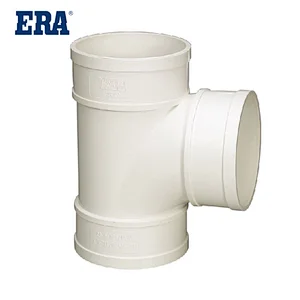 ERA PVC PIPE SYSTEM DRAINAGE FITTINGS DOWNSTREAM TEE FOR BS1329 BS1401 STANDARD